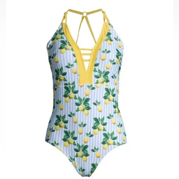 Nicole Miller Studio Plunged One piece swimsuit - Picture 5 of 8